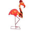 Celebrations Incandescent Clear 34 in. Lighted Flamingo Yard Decor 20DH091813